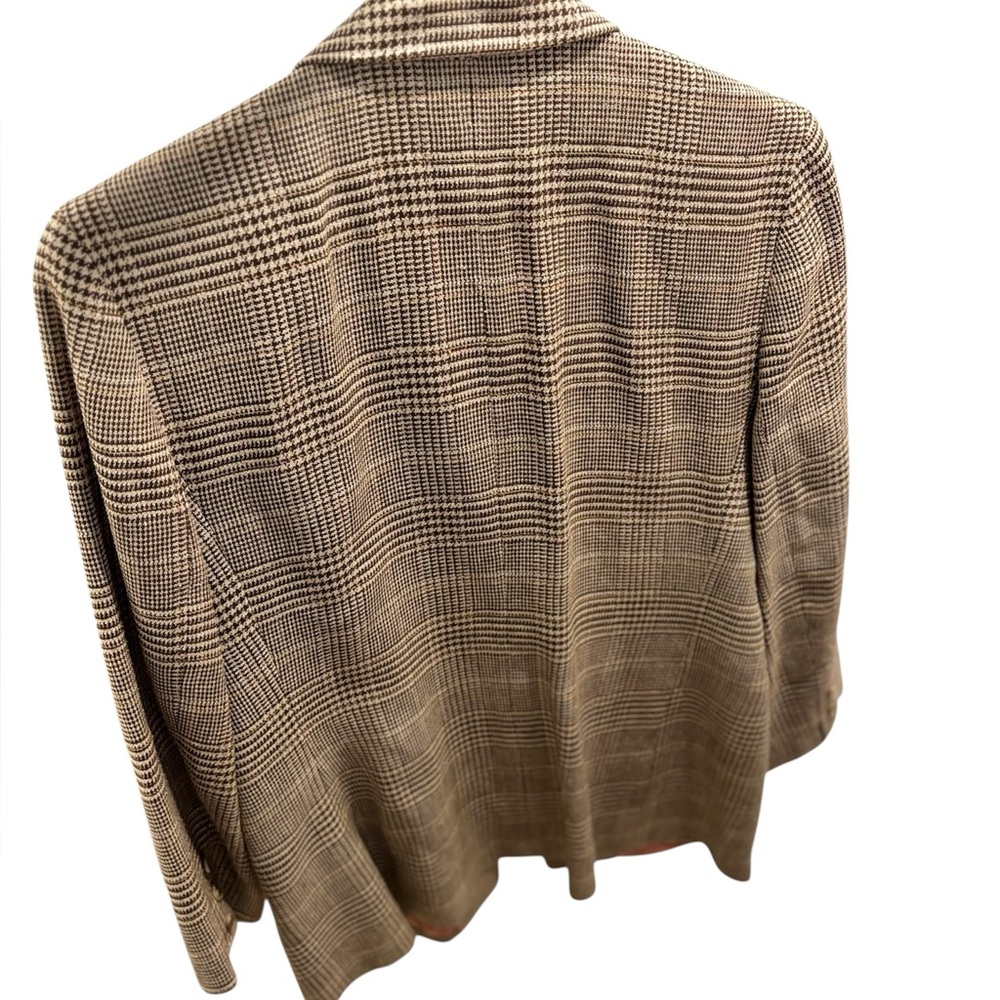 Vintage Ann Taylor Brown Blazer Classic Tailored Design, Sz 10 - Picture 3 of 5